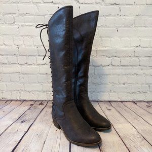 Kensie Genessa Brown Riding Boot Size 9